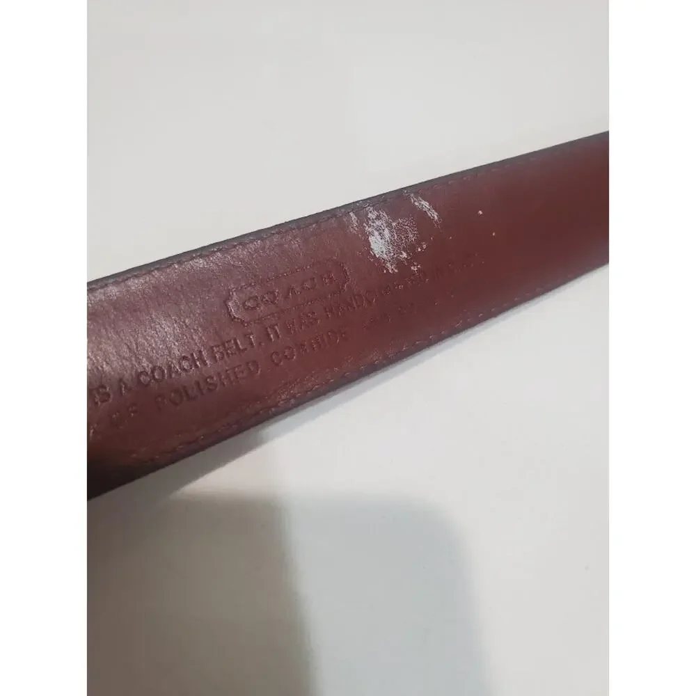 Vintage Coach Leather Women's Belt Size  36